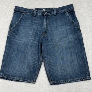 Gap 1969 Hayes Mens Size 36‎ Denim Shorts  Medium Wash Relaxed Fit Skater Retro
